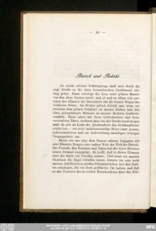 Barock und Rokoko