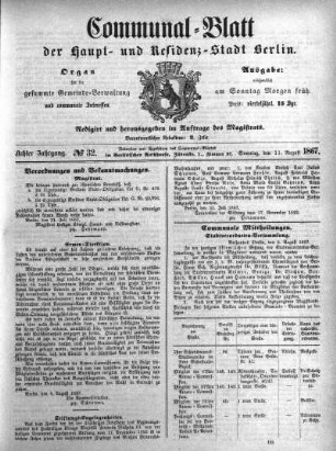 1867,32: No. 32, 11. August 1867