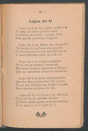 Lejos de tí