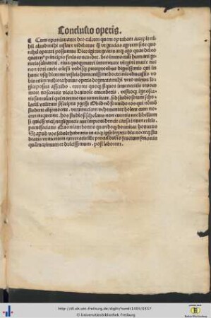 Conclusio operis