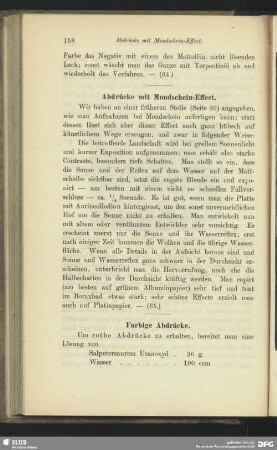 Farbige Abdrücke.