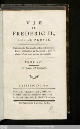 4: Vie privée & littéraire