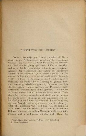 Homerische Abhandlungen