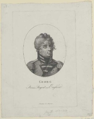 Bildnis des Königs Georg IV. von Großbritannien