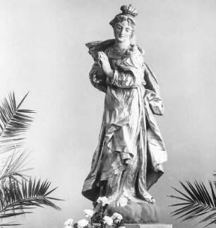 Kath. Pfarrkirche, Marienstatue; Seligenstadt, Hauptstraße 34