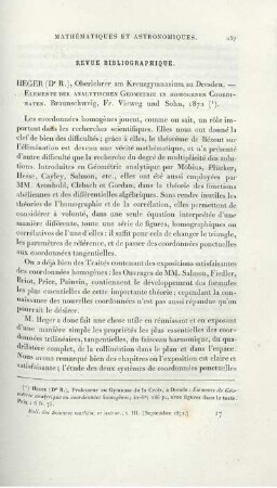 Revue Bibliographique.