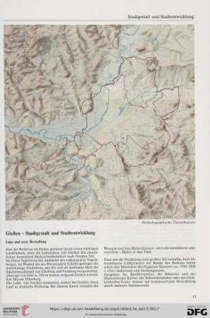 Stadtgestalt und Stadtentwicklung