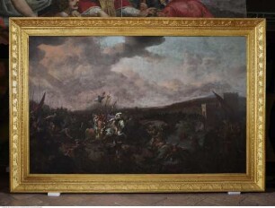 Die Schlacht des Konstantin gegen Maxentius an der Milvischen Brücke / Die Schlacht am Ponte Milvio
