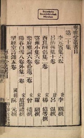Yue ya tang cong shu : [173 zhong], 20