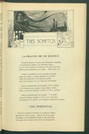 Tres sonetos