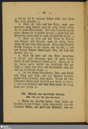 96. Welch ein herrlich Leben