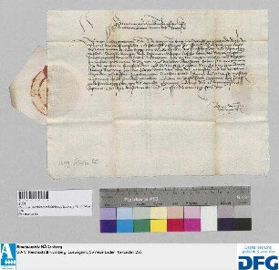 Kaiser Friderich III. gebietet der Stadt Nürnberg, dem Georg Hessler, kaiserlichem Protonotar und Rat, 570 fl. Stadtsteuer auszubezahlen.