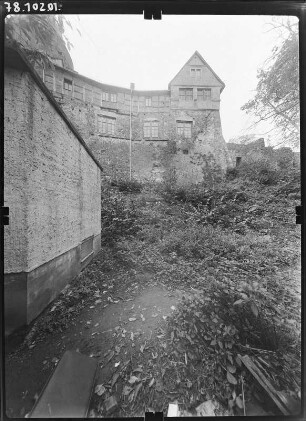 Pansfelde (Falkenstein/Harz-Pansfelde). Burg Falkenstein (Burgmuseum, Baubeginn 1115). Ansicht von Nordosten