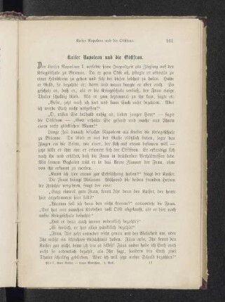 Kaiser Napoleon und die Obstfrau.