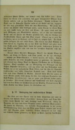 17. Untergang des weströmischen Reichs
