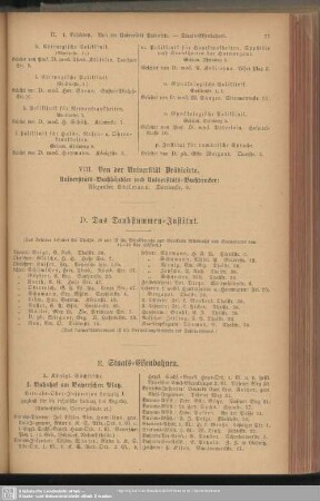 D. Das Taubstummen-Institut