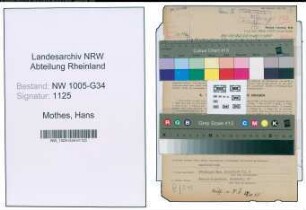 Entnazifizierung Hans Mothes , geb. 11.01.1896 (Arzt)