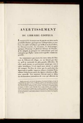 Avertissement Du Libraire-Éditeur.