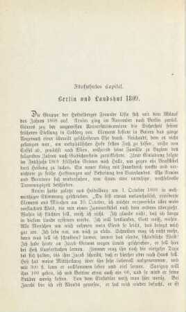 Fünfzehntes Capitel. Berlin und Landshut 1809