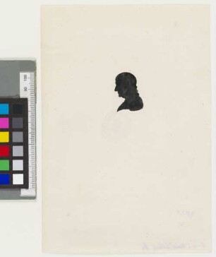 [Bildnis von Johann Heinrich Vincent Nölting] : [Schattenriss]