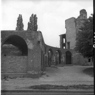 Negativ: Ruine, Siedlung Lindenhof, 1953