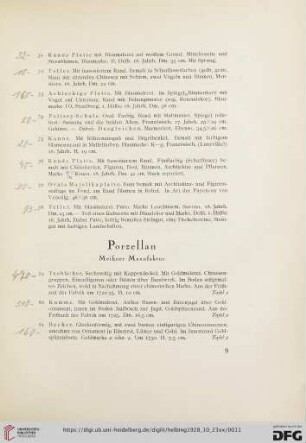 Porzellan Meißner Manufaktur (Nr. 79-181)
