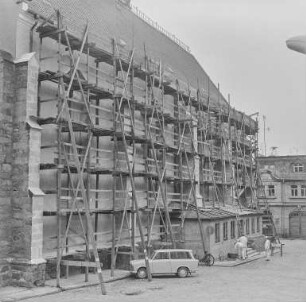 Liebfrauenkirche eingerüstet