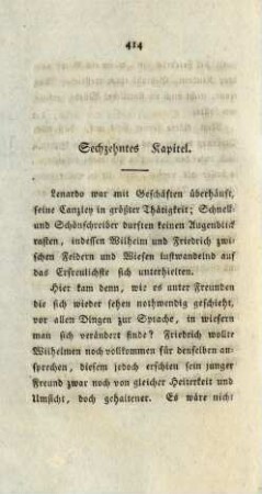 Sechszehntes Kapitel