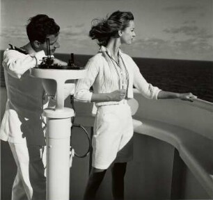"Grace Line trip", Modeaufnahme, Modell Ana Bjoerck (Mademoiselle)