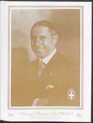[Fotografía de] Coronel Marqués de Pinedo