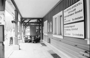 Feldberg; Bärental: Schilder: höchste Bahnsstation der DB