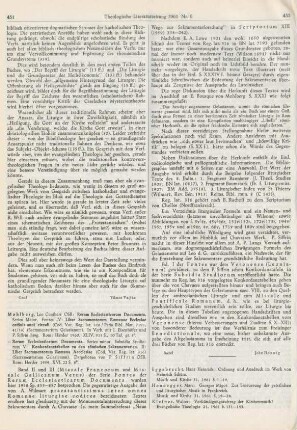 451-452 [Rezension] Mohlberg, Leo Cunibert, Sacramentarium Veronense