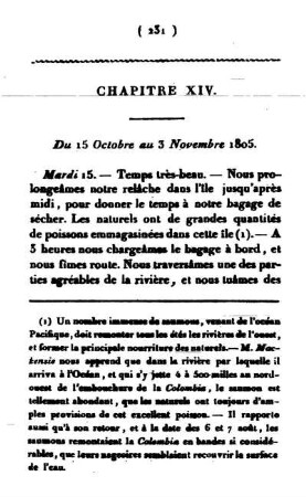 Du 15 Octobre au 3 Novembre 1805.