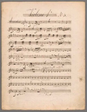 Instrumental pieces, vl, orch, op. 11 - BSB Mus.Schott.Ha 8571-2
