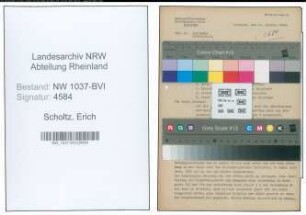 Entnazifizierung Erich Scholtz , geb. 18.03.1892 (Steinbruchbesitzer)