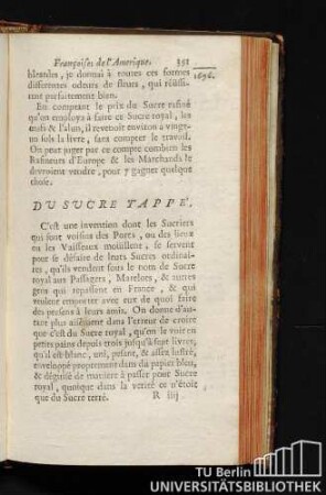 Du Sucre Tappé.