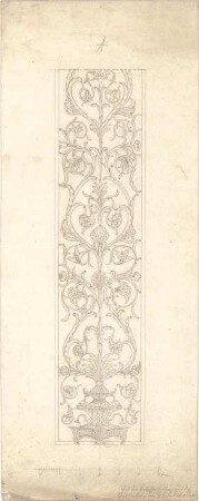 Stegmann, Carl von; Zeichnungen für Publikationen - Pilasterfüllung u. Türleibung, Badia (Ansicht)