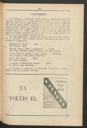 Concierto