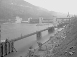 Unterwasser Schleuse Neckargemünd Dalbensteg