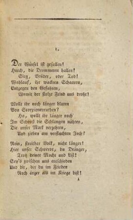 Aus dem Kriegs- und Siegesjahre Achtzehnhundert Dreyzehn : vierzig Lieder nebst Anhang