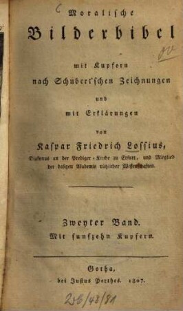 Moralische Bilderbibel, 2
