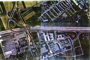 AS Stuttgart- Möhringen, Luftaufnahme Montage