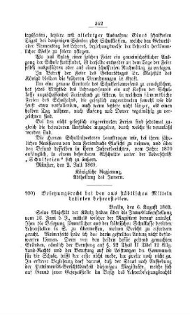 Besetzungsrecht bei den aus städtischen Mitteln dotirten Lehrerstellen : [IV. Elementarschulwesen]