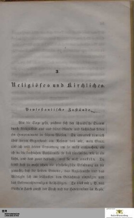 Religiöses und Kirchliches
