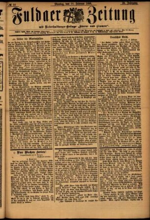 Ausgabe vom Montag, den 10. Februar 1896.