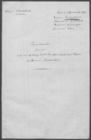 Stubersheim und Hofstett-Emerbuch: Pfarrbericht 1924