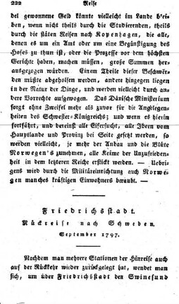 Friedrichsstadt. Rückreise nach Schweden. (Sept. 1797.)