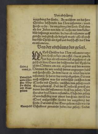 Von der abthuung des gesatz.
