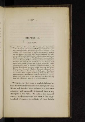 Chapter IX. Railways.