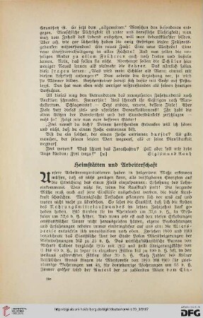 29: Heimstätten und Arbeiterschaft
